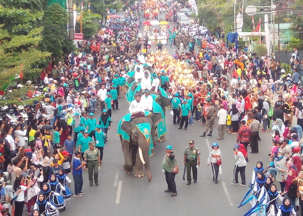 Warga Heran, Kontingen Bandarlampung Tidak Ada Dalam Parade Karnaval Krakatau 2018
