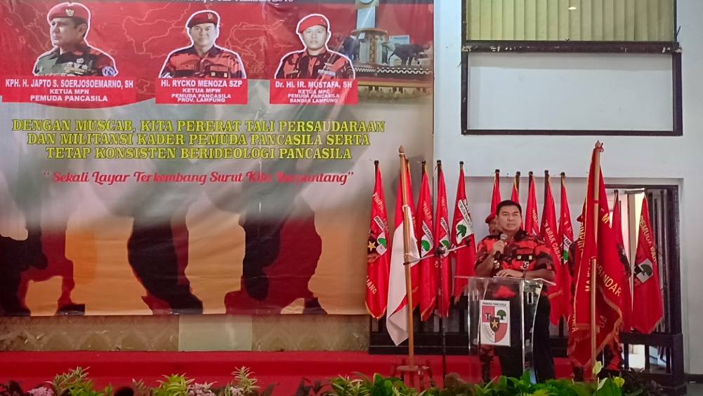 Rycko Menoza : Pemuda Pancasila Harus Respon Kegiatan Sosial