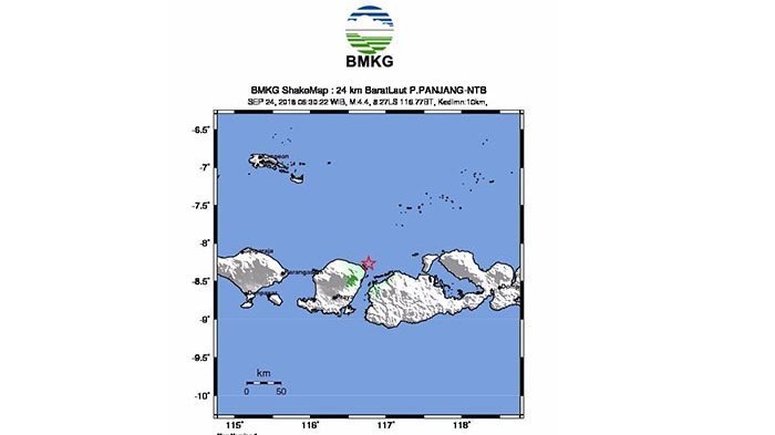 Gempa 5,2 SR Guncang Pulau Panjang