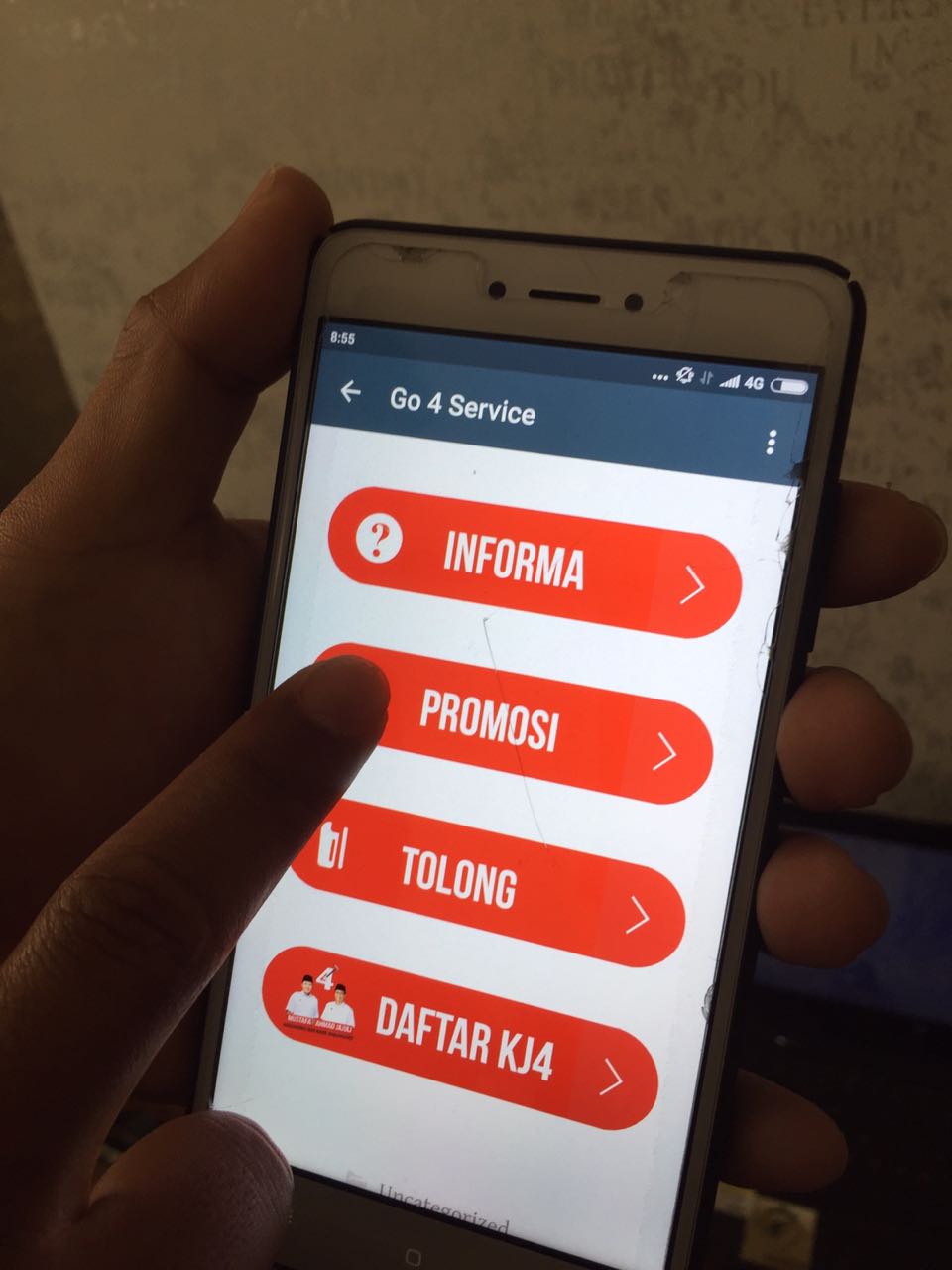 Dengan Go 4 Service, Paslon 4 Berikan Kemudahan UMKM Bertransaksi