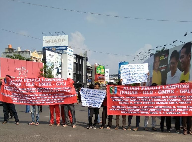Aliansi Peduli Lampung Soroti Dugaan “Pelecehan Seksual Dan Dosa-Dosa” Kepemimpinan M. Ridho Ficardo