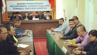 Majelis Bawaslu Lampung Putuskan Gugatan Money Politic Arinal-Nunik Tidak Terbukti