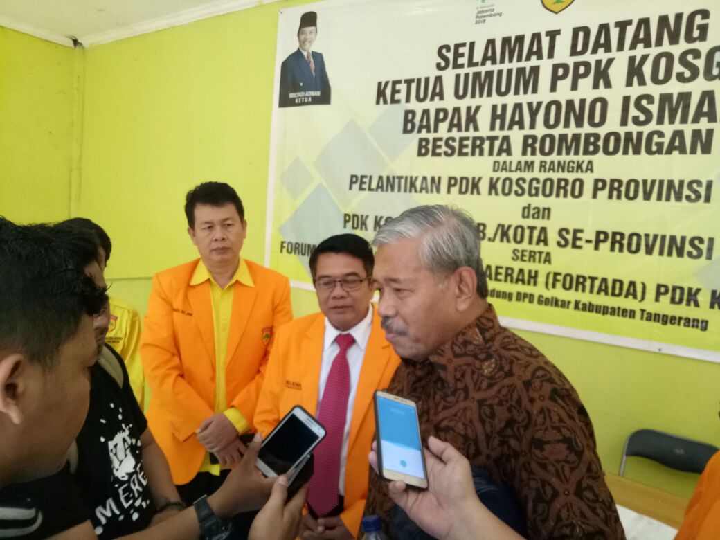 Mas Isman Lantik Pengurus PDK Kosgoro Provinsi Banten