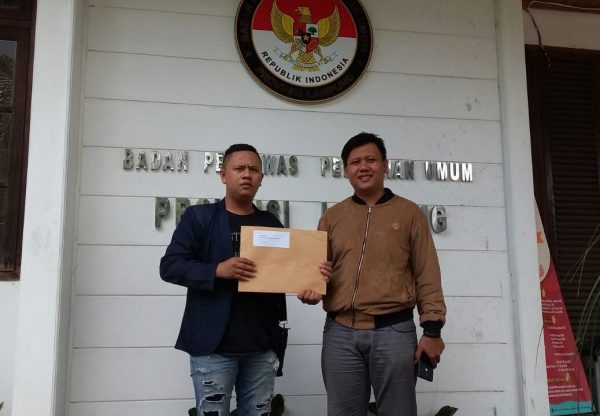 GPN Laporkan KPU Pesawaran ke Bawaslu Provinsi