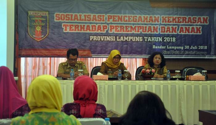 Angka Kekerasan Terhadap Perempuan dan Anak di Provinsi Lampung Menurun