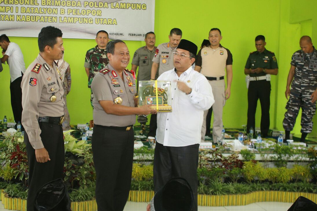 Brimobda Lampung Kompi I Tempati Markas di Lampura