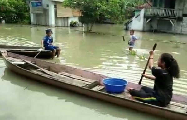 Genangan Air Rendam Pemukiman Warga Di Kabupaten Lampung Timur