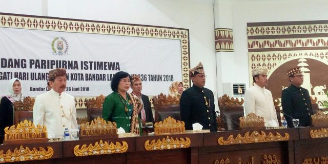 DPRD Paripurna HUT ke 336 Kota Bandar Lampung
