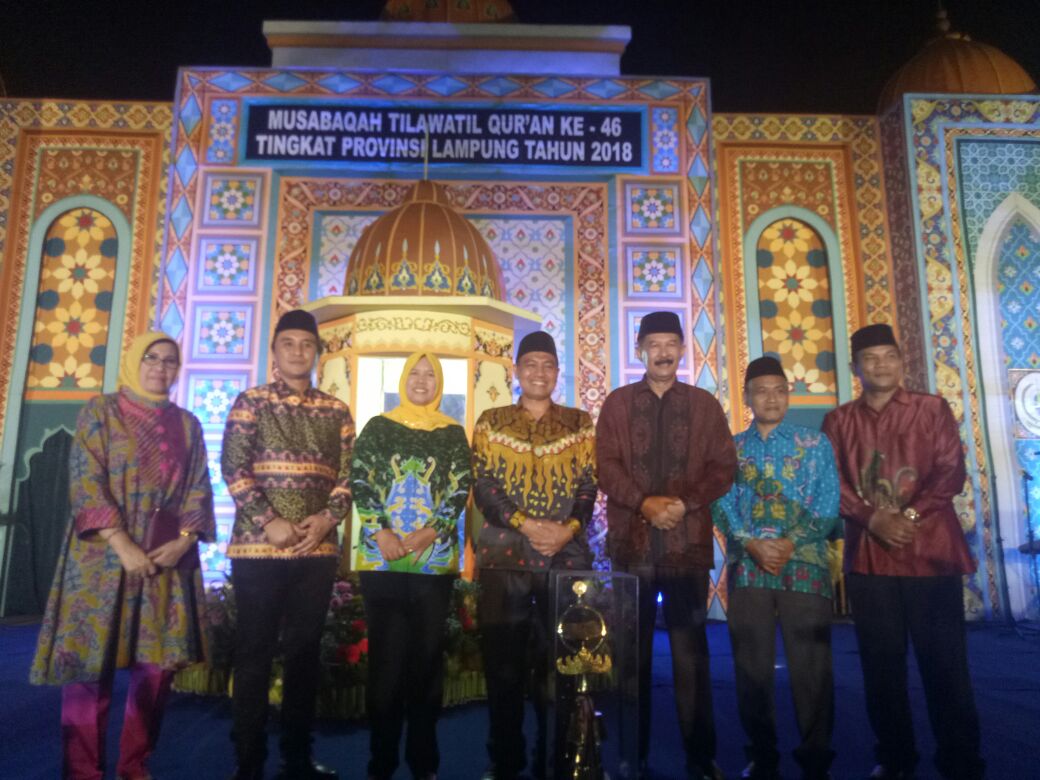 Tanggamus Raih Juara Umum MTQ Tingkat Provinsi Lampung ke 46