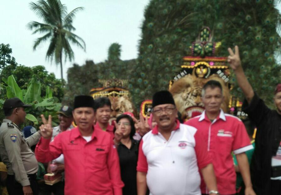 Konsolidasi Di Pringsewu, Sahabat Herman HN Disambut Reog