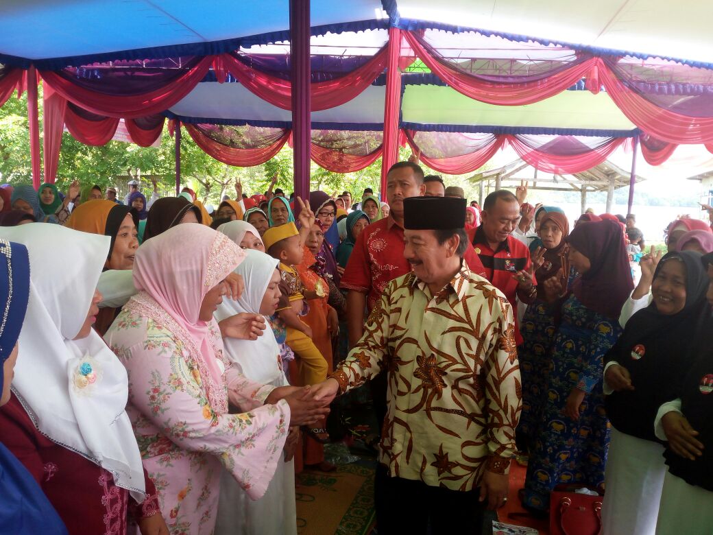 Kampanye Di Pesawaran : Herman HN Akan Perbaiki dan Lebarkan Jalan Untuk Wisata