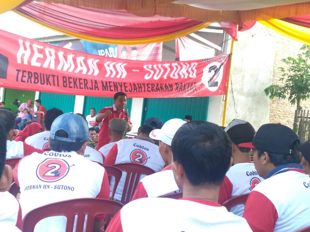 Konsolidasi Sahabat Herman HN: Masyarakat Sukadana, Lampung Timur Beikrar Menangkan Herman HN – Sutono