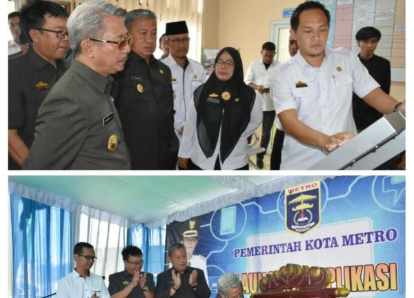 Dinas Penanaman Modal dan PTSP Metro Launching Aplikasi Elektronik