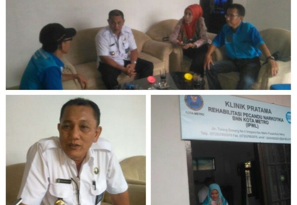 BNN Kota Metro Siapkan Klinik Rehabilitasi Gratis Pecandu Narkoba