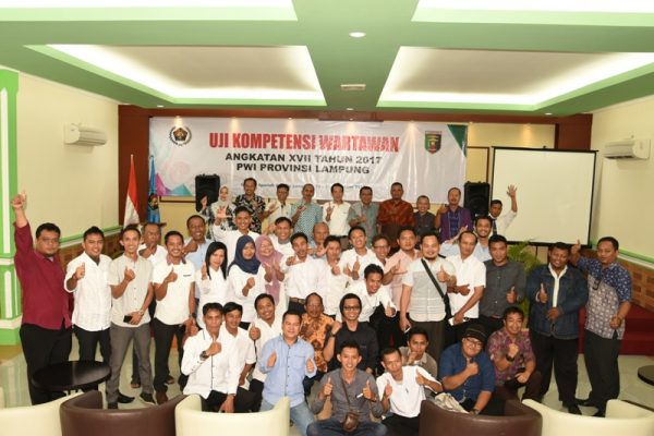 Total 631 Wartawan PWI Lampung  Kompeten