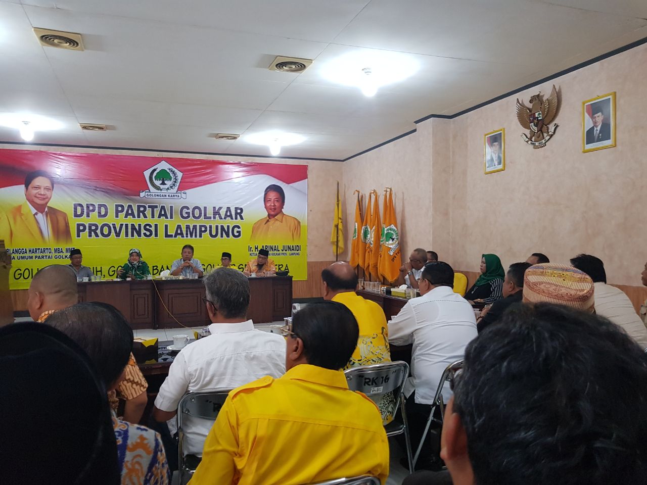 Golkar dan PKB Rapat Persiapan Pendaftaran Arinal-Nunik