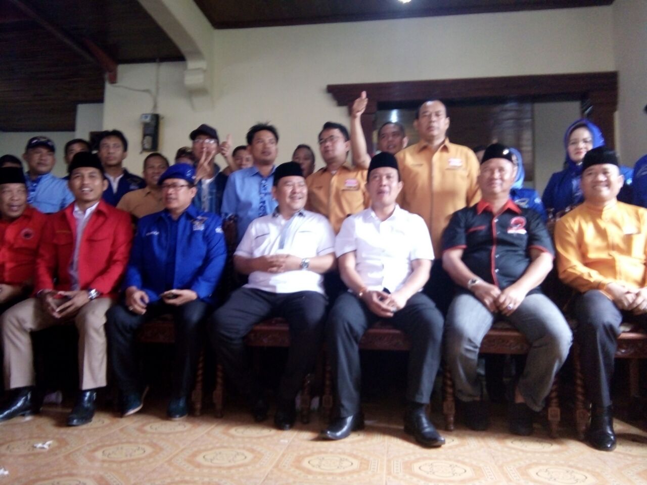 Bangkit Berjaya Deklarasikan Koalisi Empat Parpol Siap Rebut Kursi BE 1 J