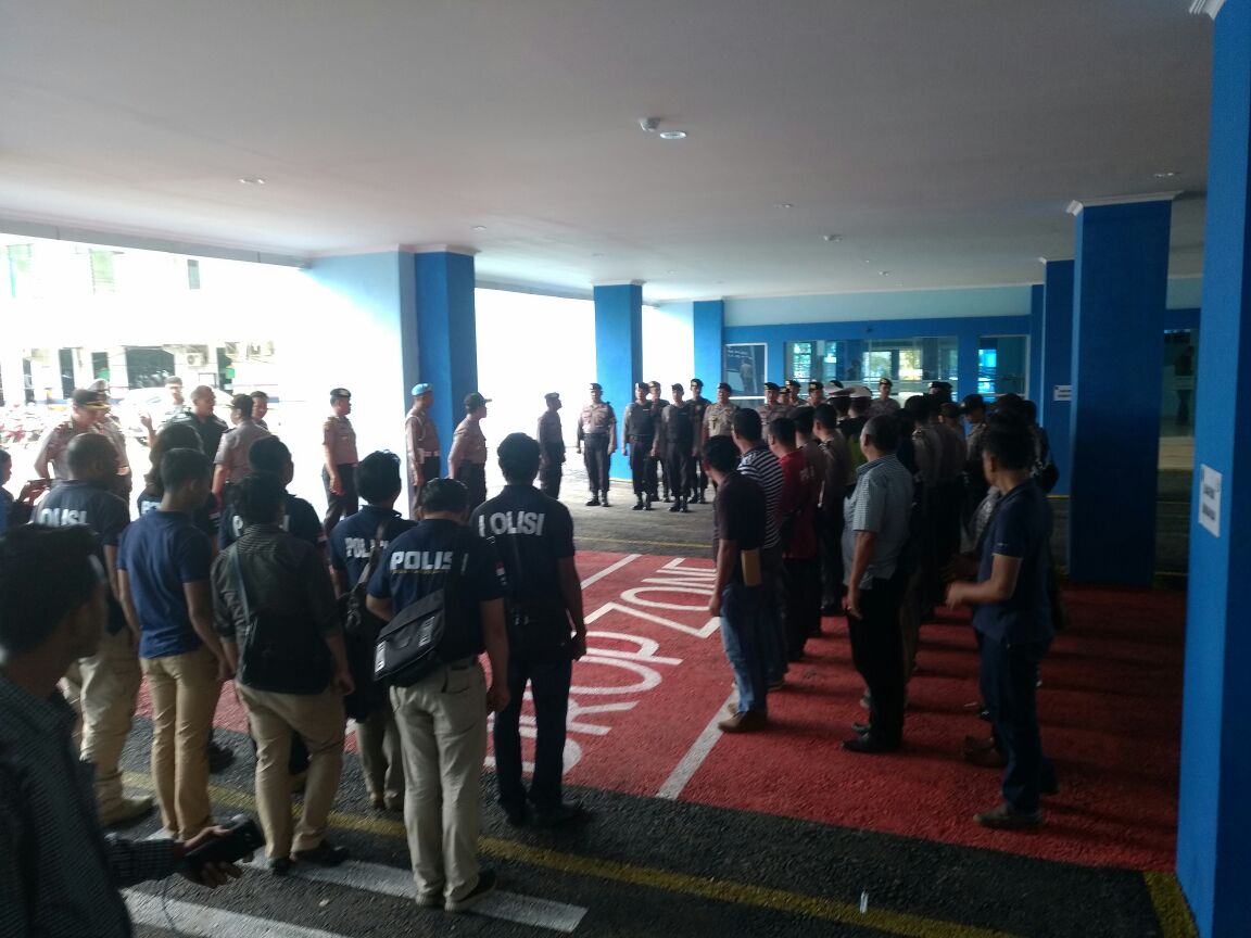 Polresta Jaga Ketat Proses Tes Para Calon di RS Abdoel Moeloek