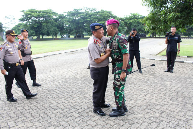 Irjen Suntana Titip Diri Dan Korp Polri di Brigif 3 Piabung