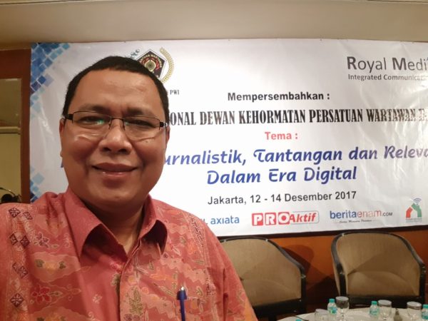 Iskandar Zulkarnain Warning Anggota PWI Terlibat Tim Sukses