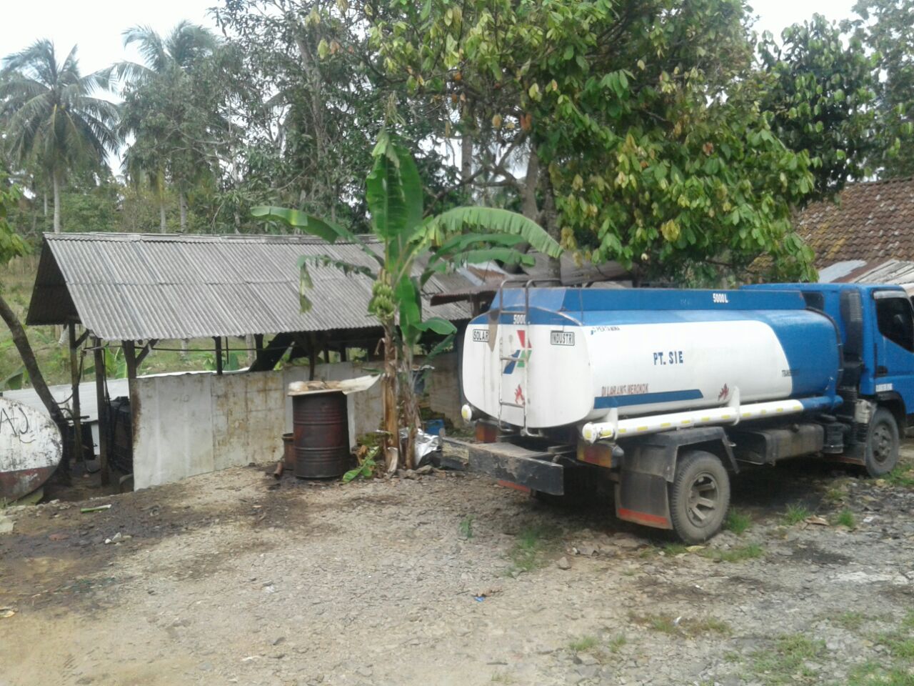 Ada Industri BBM Ilegal Diduga Milik Oknum TNI di Kemiling?