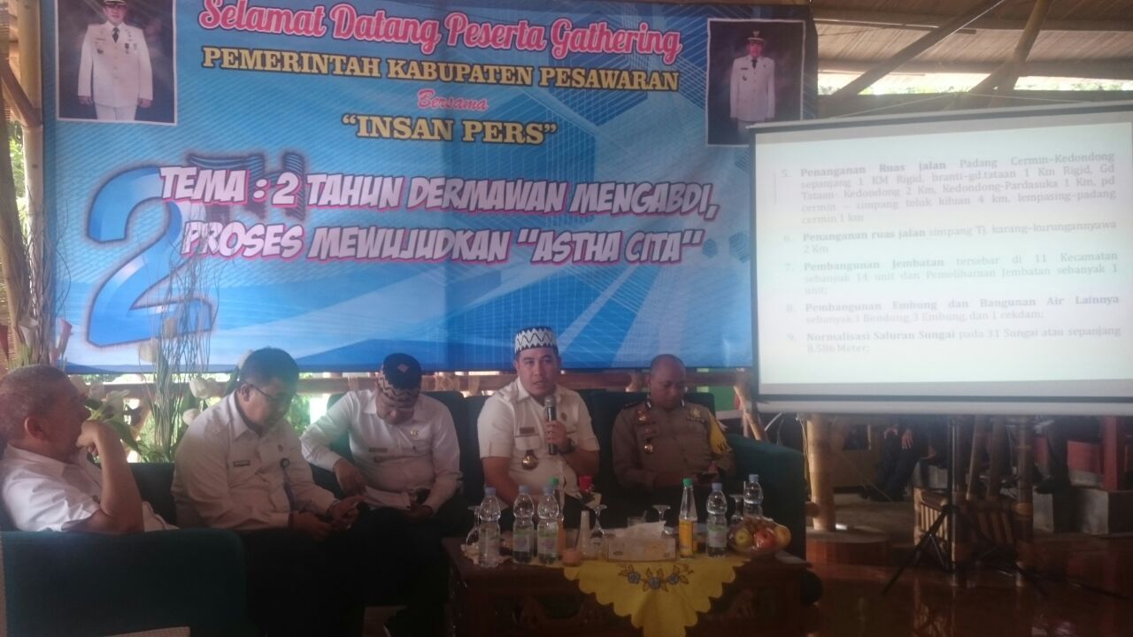 Dermawan Ekspose Dua Tahun Capaian Janji Kampanye