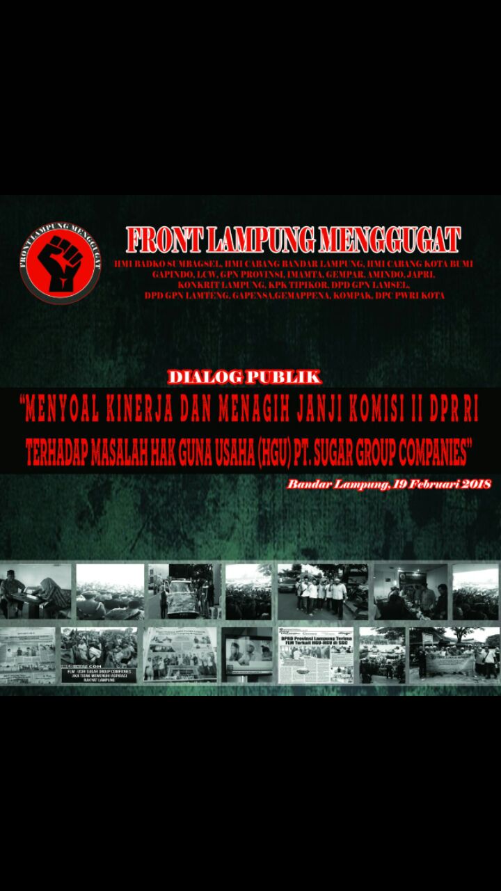 Konflik Tanah Di Lampung Tak Kunjung Tuntas