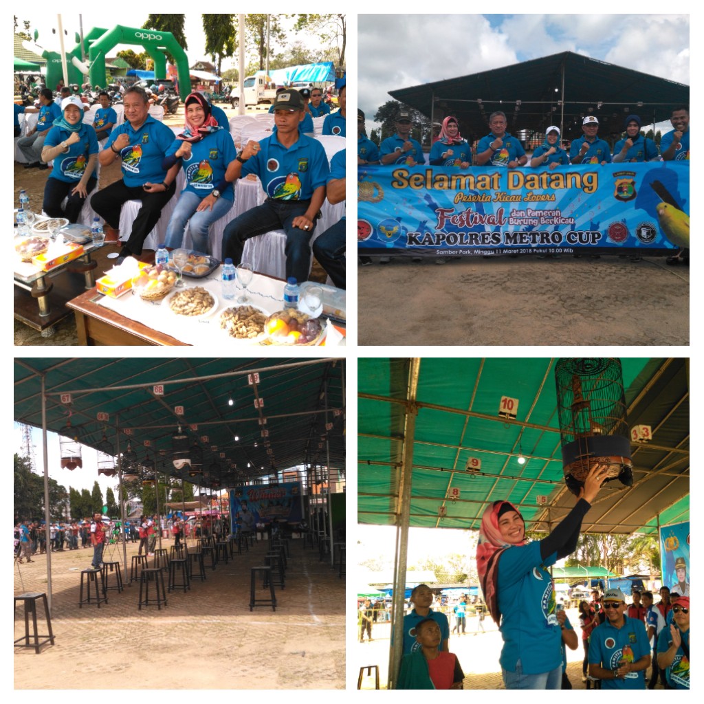 Seribuan Burung Kicau Semarakkan Festival dan Lomba Burung Kicau Kapolres Metro Cup