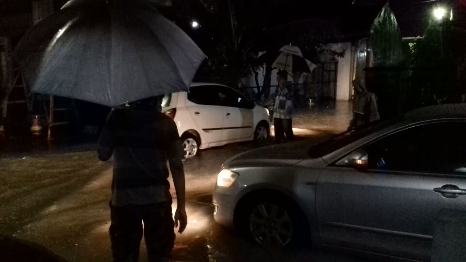 Puluhan Rumah di Sukarame Terendam Banjir