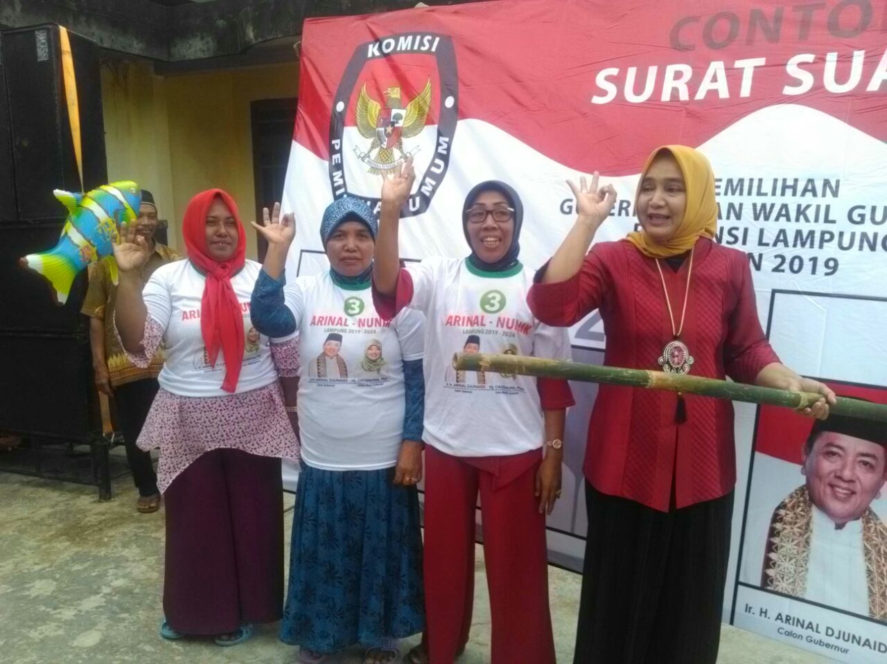 Petani Lampung Timur Menaruh Harapan Pada Kartu Tani Berjaya Arinal-Nunik