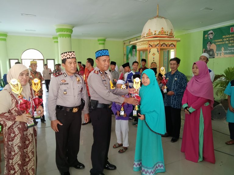 Lomba MTQ dan HUT Bhayangkara ke-72 Polres Pesawaran Resmi Ditutup