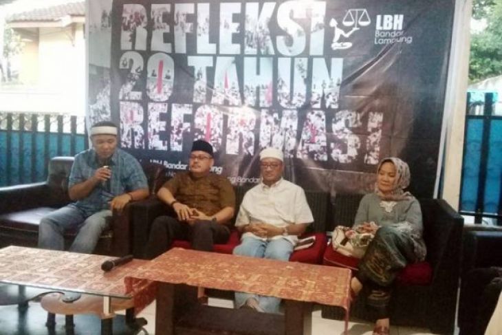 LBH Bandarlampung Gelar Diskusi Refleksi 20 Tahun Reformasi