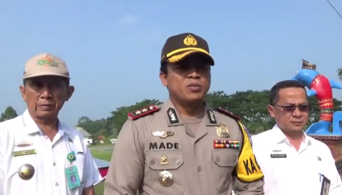 Menjelang Hari Raya Idul Fitri, Polres Tanggamus Menerjunkan 250 Personil  Pengamanan