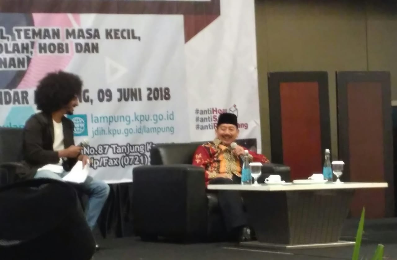 Talkshow Cagub Lampung 2018 : Herman HN Berpengalaman Memimpin dan Mengelola Keuangan