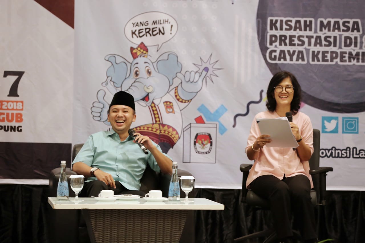 Di Talk Show KPU Ridho Fichardo Cerita Masa Kecil Hingga Jadi Gubernur