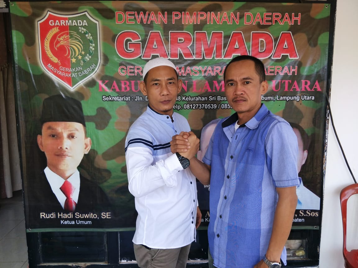 Halal bi Halal Idul Fitri 1439 H, Garmada Lampura Komitmen Laksanakan Fungsi Kontrol Sosial