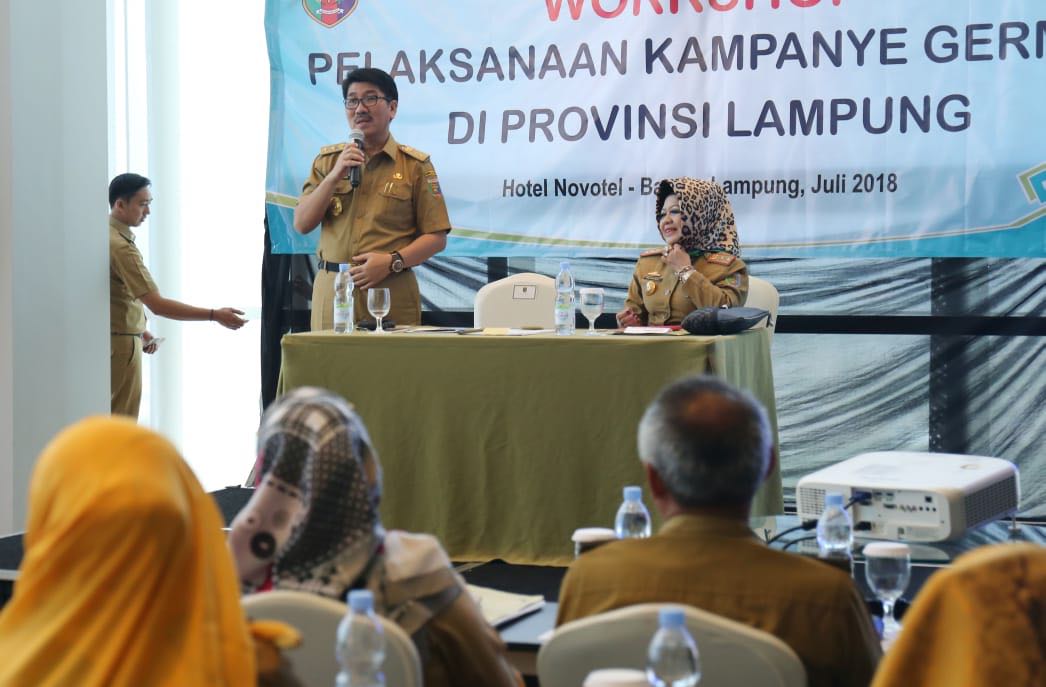 Pemprov Lampung Respon Cepat Pencegahan Campak dan Rubella