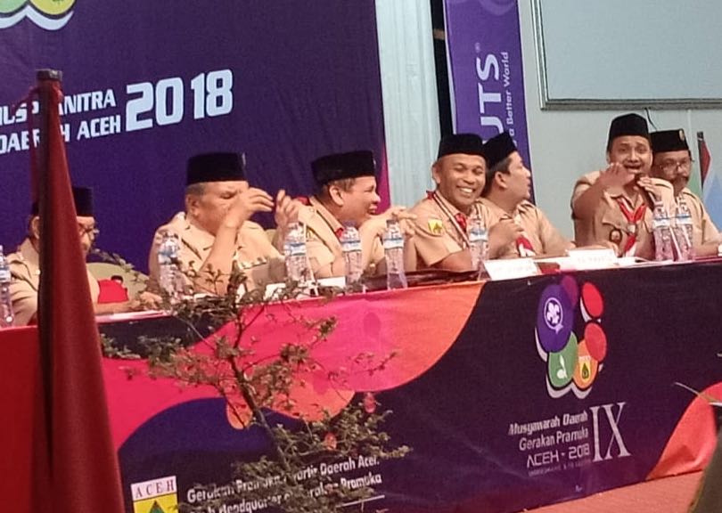H. Muzakir Manaf Terpilih Kembali sebagai Ketua Kwarda Pramuka Aceh 2018-2023