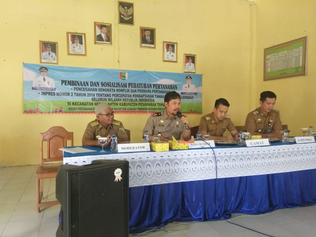 BNP Pesawaran Sosialisasikan Peraturan Pertanahan