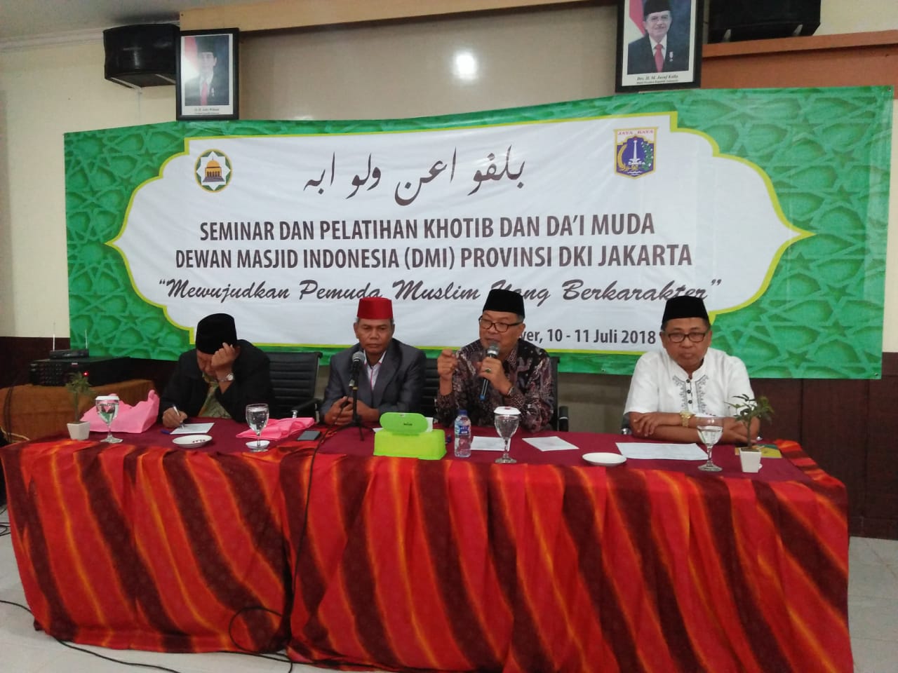 Peserta Seminar dan Pelatihan Khotib dan Da’i Muda DMI Jakarta Berikrar untuk Bergerak dari Masjid