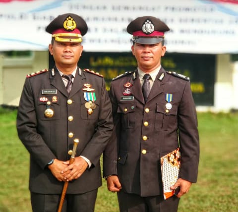 Bripka Nurman Fauzi Memperoleh Piagam Penghargaan dari Kapolres Way Kanan
