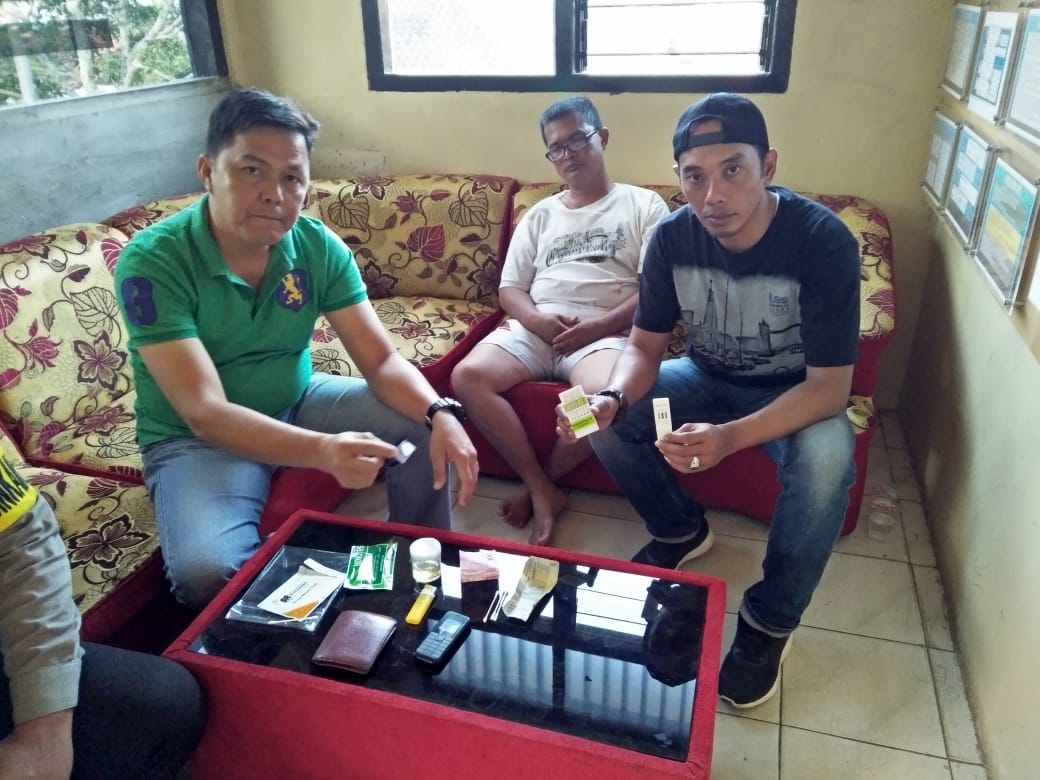 Polsek Sumberejo Tangkap Pelaku Simpan Narkoba Di Pot Bunga