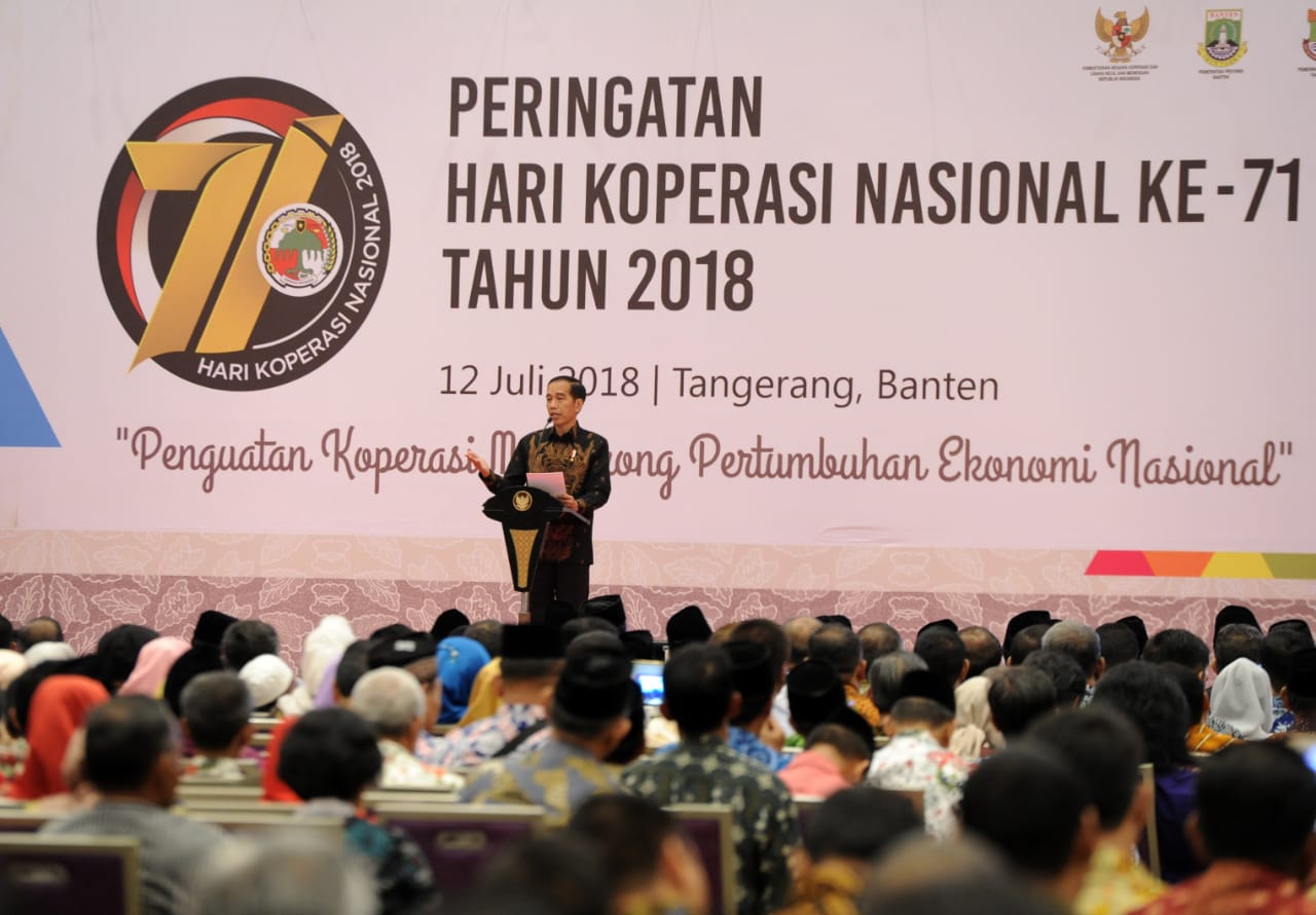 Presiden Hadiri Hari Koperasi Nasional Expo 2018 di Banten