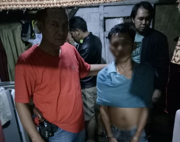 Polsek Kota Agung Tangkap Tersangka Narkoba di Pekon Way Gelang