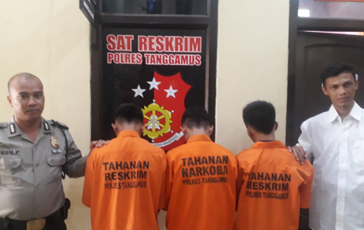Tekab 308 Satreskrim Polres Tanggamus Tangkap 3 Pelaku Curas
