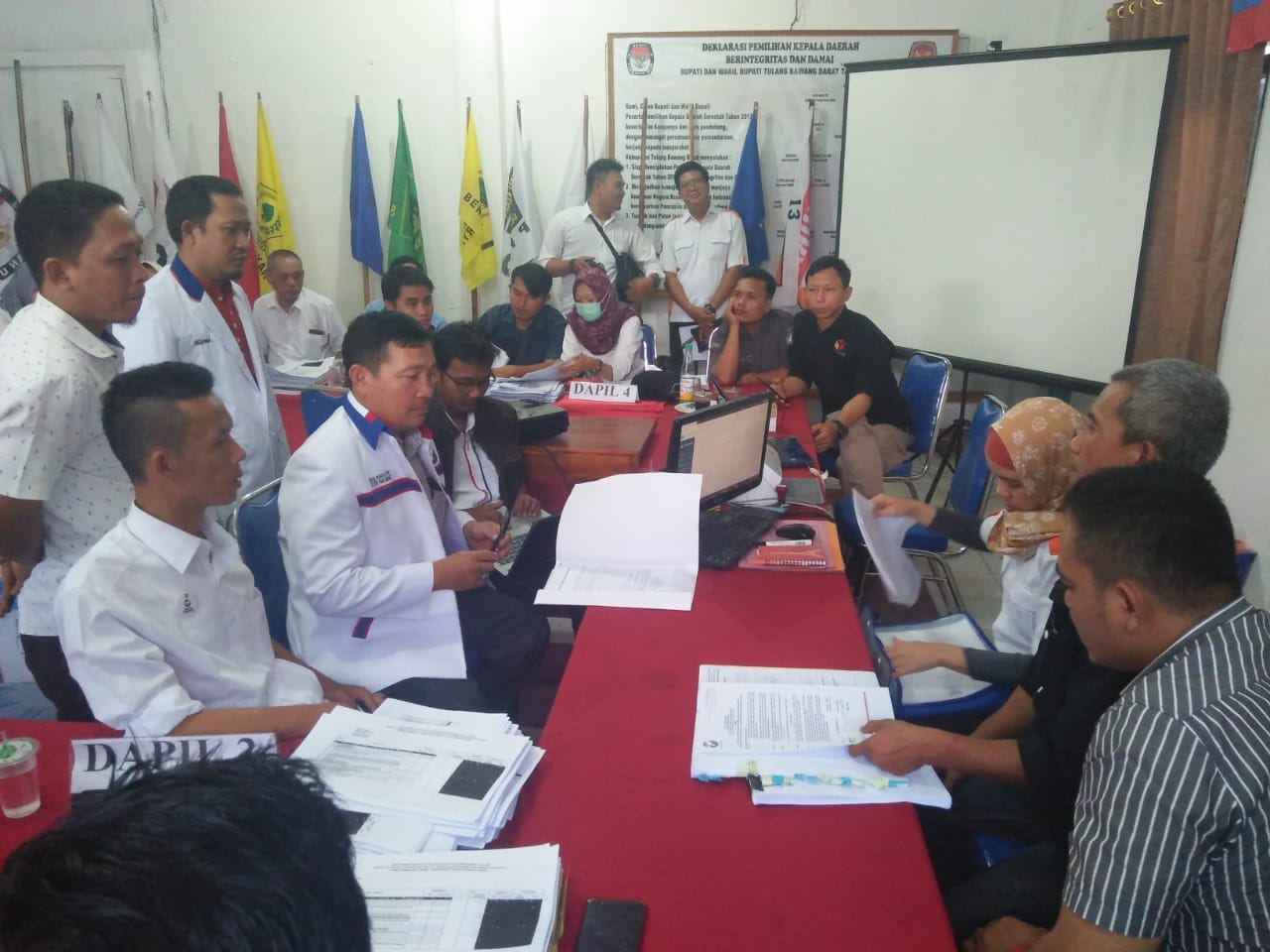 KPU Tubaba Lakukan Monitoring Pendaftaran Bacaleg