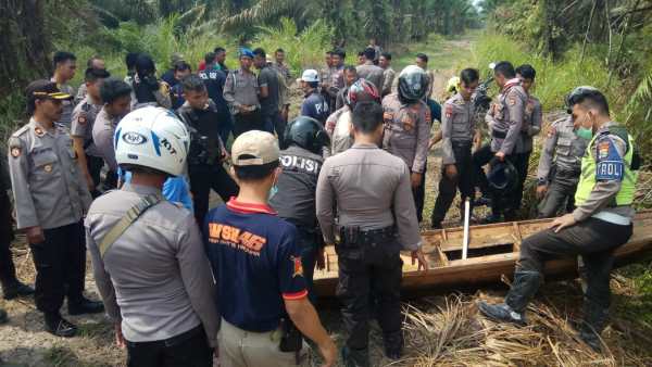 Polres Mesuji Bersama TNI Gelar Patroli Gabungan Cipta Kamtibmas