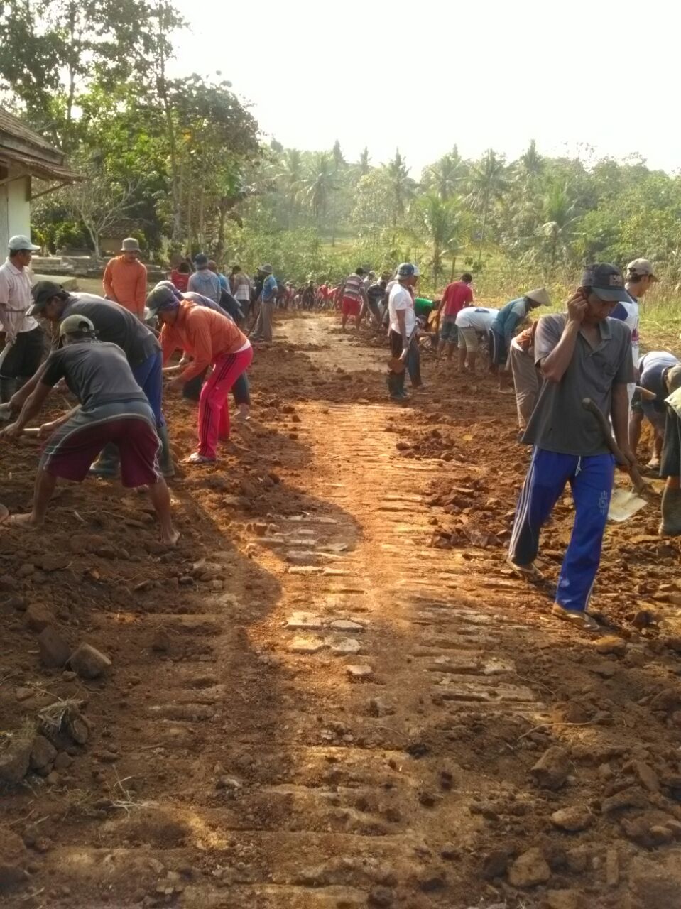 Pekerjaan TMMD Kodim 0421/Lamsel Sudah Mulai Menampakan Hasil