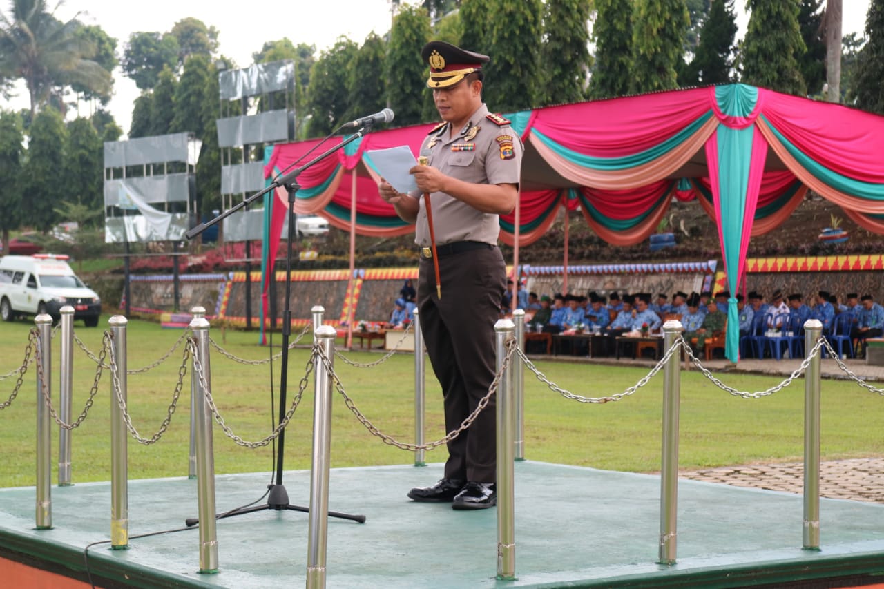 Pemkab Tanggamus Peringati Hari Kelautan, Anak Nasional Dan Hari Koperasi Indonesia Pada Upacara Bulanan
