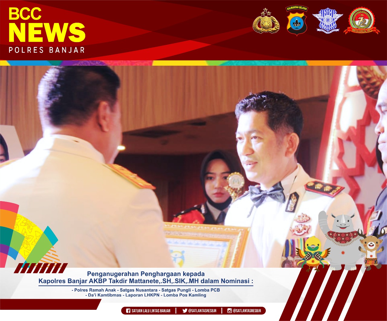 Kapolres ‘Ramah Anak’ AKBP Takdir Mattanete Raih Penghargaan Kementerian PPPA